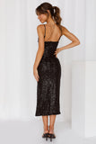 Outta My Mind Midi Dress Black