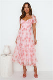 Amazing Ambiance Midi Dress Pink