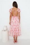 Amazing Ambiance Midi Dress Pink