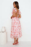 Amazing Ambiance Midi Dress Pink