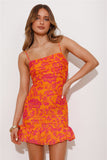 Best Of All Mini Dress Orange