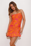 Best Of All Mini Dress Orange