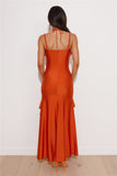 All Love Midi Dress Orange