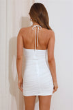 You're The Moment Mesh Mini Dress White