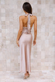 Calling Maria Maxi Dress Beige