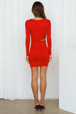 Not My Fault Dress Red