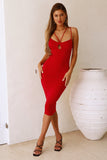 More Than You Midi Dress Red