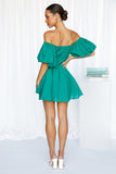 Be Your Baby Doll Dress Green