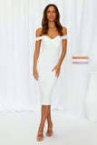 Wishing 4U Midi Dress White