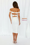 Wishing 4U Midi Dress White