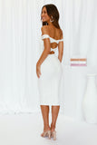 Wishing 4U Midi Dress White