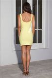 Get Ready With Me Mini Dress Yellow