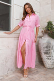 Along The Shore Maxi Dress Pink