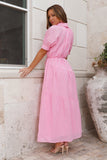 Along The Shore Maxi Dress Pink