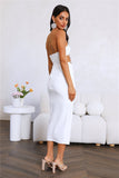 Live Big Midi Dress White