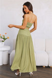 Call Me Away Maxi Skirt Green