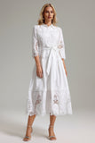 Lalipa Crochet Embroidery Maxi Dress