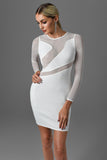 Larara Mesh Mini Bandage Dress - Bellabarnett