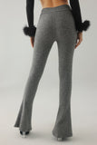 Lilith Knitted Pants - Gray