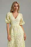 Madison Crochet Embroidery Hollow Dress