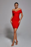 Marta Dress - Red - Bellabarnett