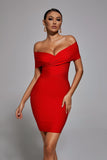 Marta Dress - Red - Bellabarnett