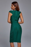 Maxwell Bandage Midi Dress - Green