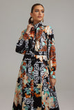 Mellies Printed Midi Dress