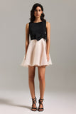 Mistrsa Sleeveless Bowknot Mini Dress