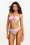 Moto Gradient Chain Bikini Set