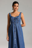 Myla Denim Midi Dress