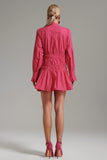 Nasim Shirred Mini Dress