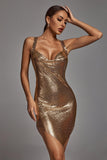 Next Level Diamante Mesh Metal Dress - Bellabarnett