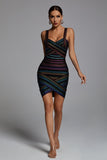 Rainbow Bandage Dress - Bellabarnett