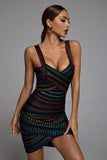 Rainbow Bandage Dress - Bellabarnett