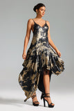 Selien Gilding Print Satin Dress