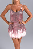 Soluna Sequin Feather Mini Dress