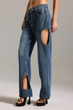 Tesare Cut Out Jeans