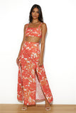 Dancing Under The Glow Maxi Skirt Orange