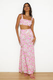 Dancing Under The Glow Maxi Skirt Pink