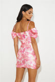 All The Vibes Mini Dress Pink