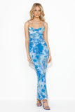 Best Of Her Mesh Maxi Dress Blue