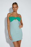 Be My Lover Mini Dress Green