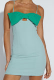 Be My Lover Mini Dress Green