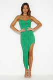 Wise Track Midi Dress Green