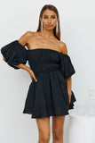 Be Your Baby Doll Dress Black