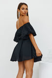 Be Your Baby Doll Dress Black