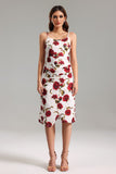 Valri Ruched Floral Midi Dress