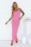 SNDYS Josefine Maxi Skirt Pink