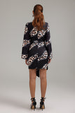 Zimino V-Neck Printed Mini Dress